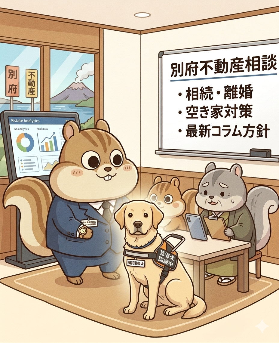 別府署が嘱託犬に感謝状！高齢者の迷子ニュースから考える「別府の親の実家」をどう守るか？