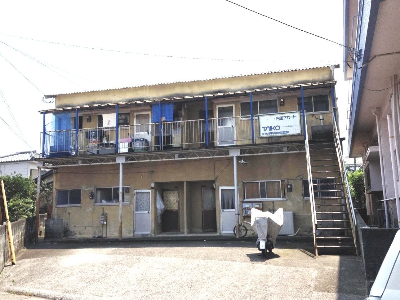 内田アパート2階　宮崎県延岡市緑ヶ丘