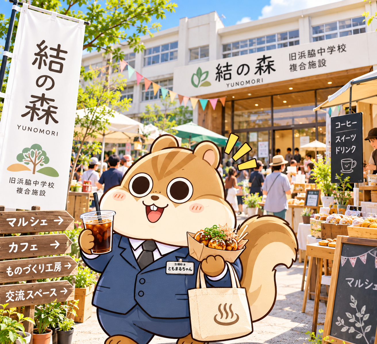 別府市浜脇に、新しい交流スポット「結の森（Yunomori）」が誕生しました！